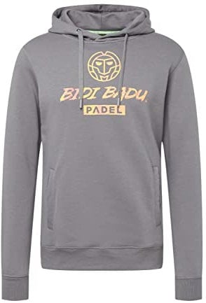 BIDI BADU Herren Sportsweatshirt Sayouba dunkelgrau/Koralle/Fuchsia M