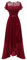 Berylove Langes Abendkleid Damen Kleid Kurzarm Vorne Kurz Hinten Lang Chiffon Kurzarm Kleid Damen Festlich BLP7051 DarkRed XL