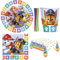 Playflip Juego de decoración de cumpleaños infantil de La Patrulla Canina, multicolor