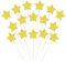 Star Cake Toppers, Christmas Cake Topper, Glitter Star Cupcake Picks, 16PCS Twinkle Stars Cake Toppers for Wedding Engagement Bridal Shower Birthday Party Cake Decorations Supplies Y9CFXXCP (Gold)