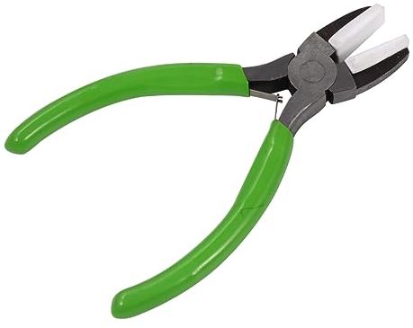 DOITOOL Schmuck Werkzeug 1 Set 2-Teilige Zange zange Zum Schleifen Von Hand Perlenwerkzeuge Diy-Nylon-Zange Reparatur herstellungswerkzeug Gebogene Spitzzange Verschiedene DIY