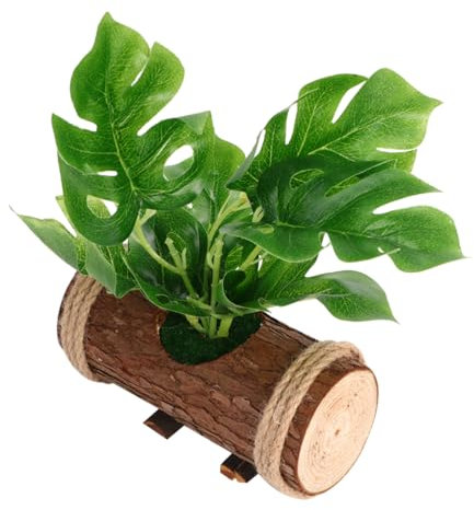 PRETYZOOM 1stück Künstlicher Bonsai Grünpflanze Im Topf Dekorative Miniatur Landschaft Für Zuhause Und Büro Pflegeleichtes Kunststoff Für Schreibtisch Und