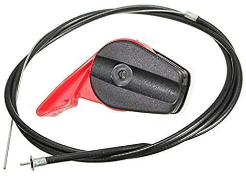 MUEOSI Câble d'accélérateur for tondeuse à gazon, interrupteur de commande universel, Kit de poignée de levier, tondeuses à gazon électriques à essence Interrupteur d'accélérateur pour tondeuse à gazo
