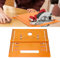 Universal Cutting Machine Base Plate Kit 28 X 20cm Woodworking Circular Saw Guide Bottom Board 90 Degree 45 Degree Oblique Cutting