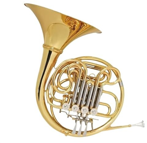 Waldhorn-Set Waldhorninstrument B Abnehmbares Waldhorn Vierknopf B/F Doppelwaldhorn