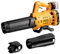 Soffiatore per foglie senza fili fino a 480 CFM per batteria DeWalt da 20 V (senza batteria), soffiatore elettrico con motore brushless, bloccabile per mantenere velocità 190 MPH, soffiatore portatile