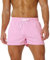 AIMPACT Sporthose Herren Kurz 3 Inch Mesh Basketball Shorts Herren Atmungsaktive Jogginghose Kurz Tennishose mit Taschen (Rosa-S)