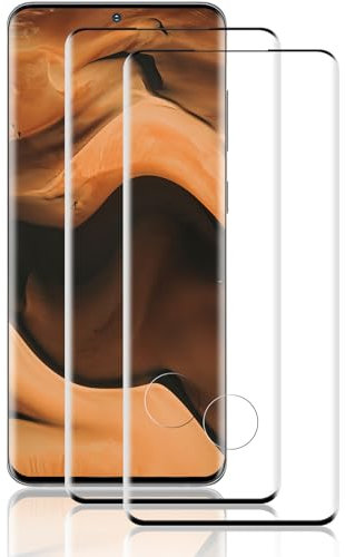 Beukei Vitre Protection pour Samsung Galaxy S20 Verre Trempé, 2 Pièces Vitre Trempe [Dureté 9H][HD Claire][Sans Bulless][Anti Rayures] Ecran Verre
