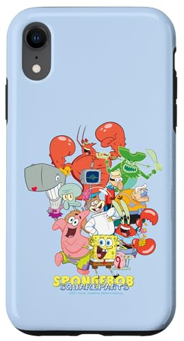 Hülle für iPhone XR SpongeBob SquarePants Group Shot Title Pose Poster