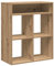 vidaXL Bücherregal Artisan-Eiche 66x31x80 cm Holzwerkstoff, Lagerschrank, Lagerregal, Aufbewahrungsregal, Bücherregal, Würfel-Lagerregal, Standregal