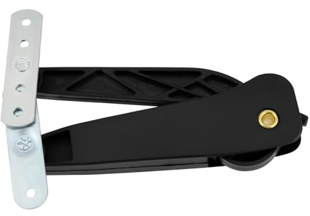 VGOL 1-teiliger Dachboxendeckel-Heber Ersatz mit Halter für Deckelscharnier-Reparatur Ersatzteil 1500054111 Kompatibel mit Thule Motion XT XXL Schwarz