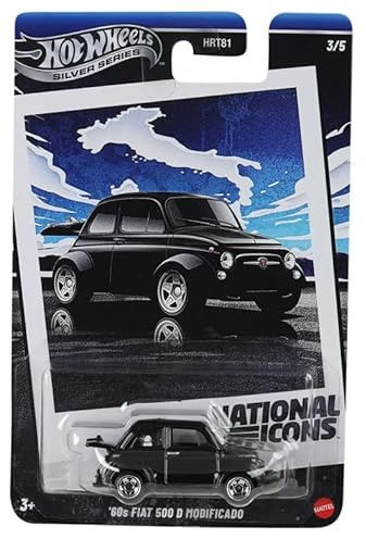 Hot Wheels Sammlerfahrzeug 60s Fiat 500D für Sammler