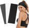 BELEVO Stirnband Damen Sport Haarband Damen Baumwolle 3 Stück Haarbänder Elastisch Headband Sommer Schweiß Weich Antirutsch Hairband Mode-Accessoires für Kosmetik Workout Yoga Laufen Fitness Gym