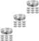 Cabilock 3 ensembles Plateaux De Pesée Nacelles À Échantillons Coupelles Poudre Mesure Plateau De Pesée Balance Plateaux De Pesée Équipement De Laboratoire 10 pièces * 3