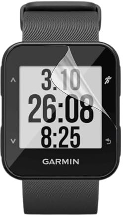 PHONILLICO Film Protection Ecran en Plastique pour montre Garmin Forerunner 35 [PACK 6] Ultra Resistant Ecran Protecteur