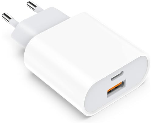 USB C ladegerät für iPhone 17/17 Pro/17 Pro Max/16 Plus /15/14 /13/12//11/X/XR/XS/Mini, 25W Type C Netzteil USBC Adapter Schnellladegerät Stecker Steckdose Ladestecker Netzstecker Ladeadapter