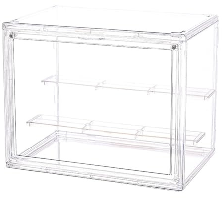 Histeaa Präsentationsständer, Transparente Aufbewahrungsbox für Leitermodelle, Handpuppen-Präsentationsbox, 27 X 18 X 22 cm