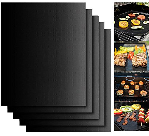 CANDeal Grillmatte (4er Set) Groß Zum Grillen und Backen 40x33 cm