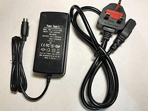 Replacement for 12V 5V 4 Thin Pin AC-DC Adaptor Power Supply for Lacie 500GB External Hard Drive