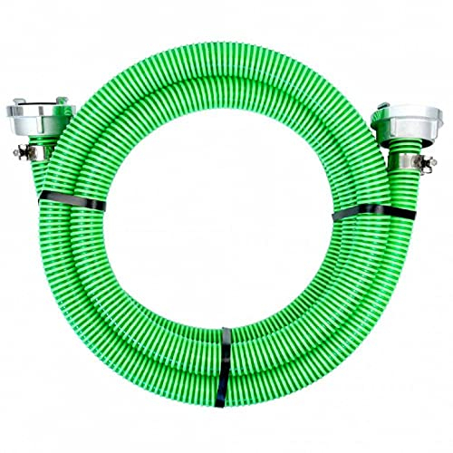 FLEXTUBE GR STORZ C - Ansaugschlauch 50mm (2 Zoll) + Storz C Kupplung, Länge 5m, Saugschlauch, Pumpenschlauch