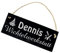 Wichtelwerkstatt Wichtel Schild Schiefer - mit Namen personalisiert - Wichtelgeschenk graviert 22 x 8 cm