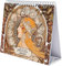 Grupo Erik Tischkalender 2023 - Alphonse Mucha Kalender 2023 Tischkalender - Tischkalender 2023 Quer Format - Tischkalender 2023 zum Aufstellen - FSC zertifiziert - Offizielle Lizenz