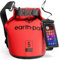Earth Pak Sac étanche avec Poche - pour Kayak, Bateau Excursion, Canoë, Pêche, Rafting, Natation, et Snowboard (Rouge, 5L)