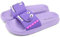 ChayChax Ciabatte da Spiaggia e Piscina per Ragazzi e Ragazze Antiscivolo Pantofole da Bagno e Doccia Leggeri Sandali a Punta Aperta,Viola,34/35 EU=Fabbricante 35