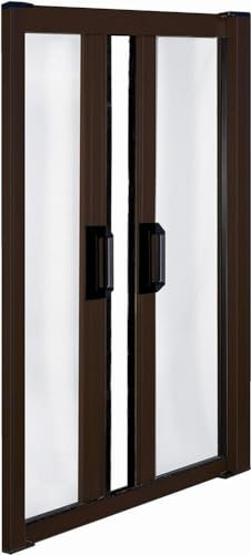 1PEZZO ZANZARIERA ORIZZONTALE IN KIT col. Marrone (RAL 8017) cm. 140x240