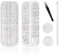 5000 pezzi Strass Unghie, Strass in Cristallo per nail art, con pinzette e matita di c
