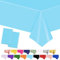 LightBlue Tabelle Tuch Tischdecken, 137 * 274cm Kunststoff wasserdicht Tisch deckt Party Tischdekorationen für Kinder Picknick Geburtstag, Graduierung Hochzeit Party Supplies