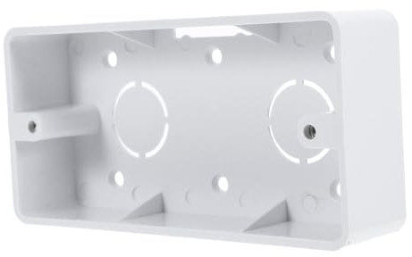 BAZEITFLOW Standard Wall Mounted Electrical Box for Switches and Sockets for Cable Management and Electrical Connections Reliable Face Mount Outlet