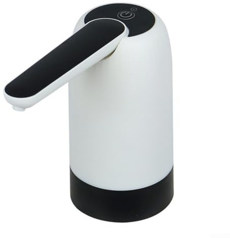 Dispensador de agua eléctrico compacto para el hogar, bomba conveniente para acceso rápido al agua (blanco)