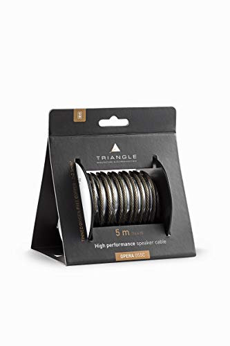 Triangle - Câbles Enceintes Hi-Fi Opéra - Bobine Câble en Cuivre Désoxygéné (OFC) pour Haut-parleurs - Section 2,5mm - 5 mètres