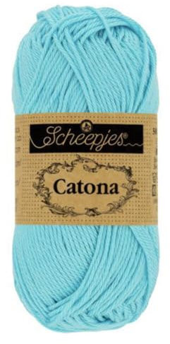 Scheepjes - Scheepjes Catona 397 Cyan Yarn - 1x50g