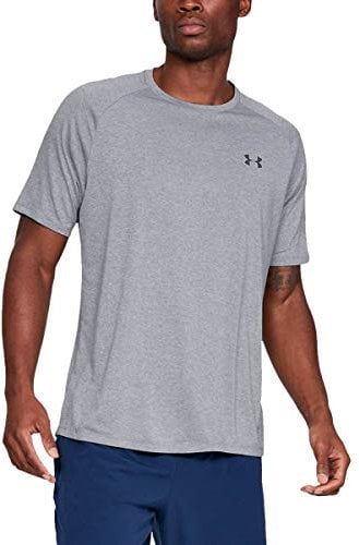 Under Armour Mens Tech Training T-Shirt Relaxed Fit Steel Light Heather XS