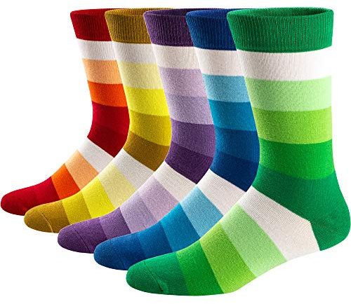 Ueither Lustigen Herren Socken Bunte Gemusterte Baumwolle Socken (Farbe 10,42-48)
