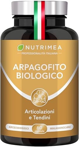 Arpagofito Bio | Artiglio Del Diavolo | 1200 mg | Rafforza Articolazioni e Cartilagini | Allevia i Dolori Articolari e Muscolari | 90 Capsule Vegane