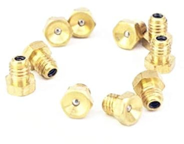LOT 20 M6x1mm Metric Male Thread Flush Straight Grease Zerk Nipple Fitting for Machine Tool Accessory greaseing Fittings