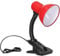 Virone LATSA Leselampe Bett E27 mit Clip 40W steel + plastic (Rot)