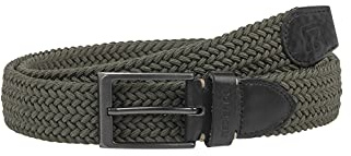 Redbridge Geflochtener Gürtel Elastisch Flexibel verstellbar Unisex Stretchgürtel Khaki 105