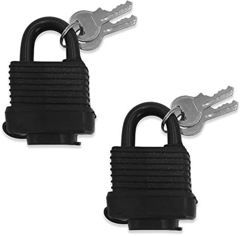 schone Waterproof Padlocks 40mm - Heavy Duty Locks with 2 Keys – Pack of 2 Locks - Compact Sized Lockers for Security