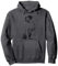 Sitzender American Bulldog Hund Pullover Hoodie