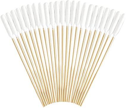 6 Inch Long Cotton Swabs for Dogs ，Cat，Small Pet Ears Cleaning, Pet Cotton Ear Buds Swabs,Ear Cleaning Swabs with Bamboo Handle,Apply for Daily Ear Cleaning Removes Wax, Dirt (100pcs)