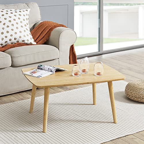 [en.casa] Couchtisch Nurmijärvi Kaffeetisch Bambus Beistelltisch Wohnzimmertisch Sofatisch Kleiner Tisch