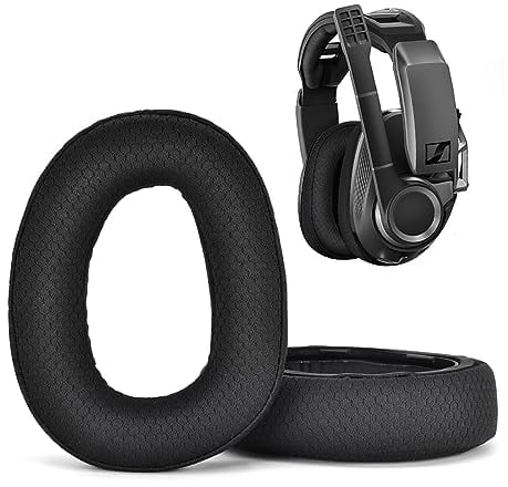 XBERSTAR GSP 670 500 600 Ersatz-Ohrpolster für Sennheiser Kopfhörer - Atmungsaktives Netzgewebe