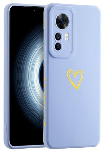 ATISIJIE Handyhülle für Xiaomi 12T Pro Hülle, Soft-Touch, Stoßfest Case, Staubdicht Ganzkörperpanzer Schutzhülle für Xiaomi 12T Pro Blau