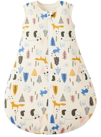 Duomiaomiao Baby Schlafsack - Ganzjahres, Winter, Neugeboren, 1.5 tog, Warmer, Atmungsaktiver Schlafsack (ZK)