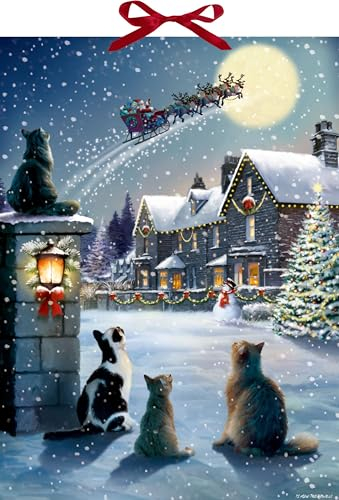 Wand-Adventskalender – Katzen-Weihnacht