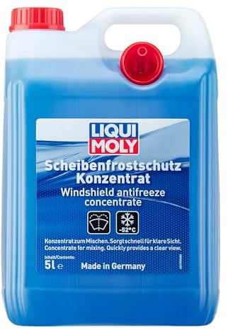 LIQUI MOLY Scheibenfrostschutz Konzentrat 5L, Art.-Nr. 21757 I Reinigendes Frostschutz Konzentrat für sekundenschnelle klare Sicht I Temperaturen bis ca. -52 °C I LED- bzw. Xenon-Scheinwerfer geeignet